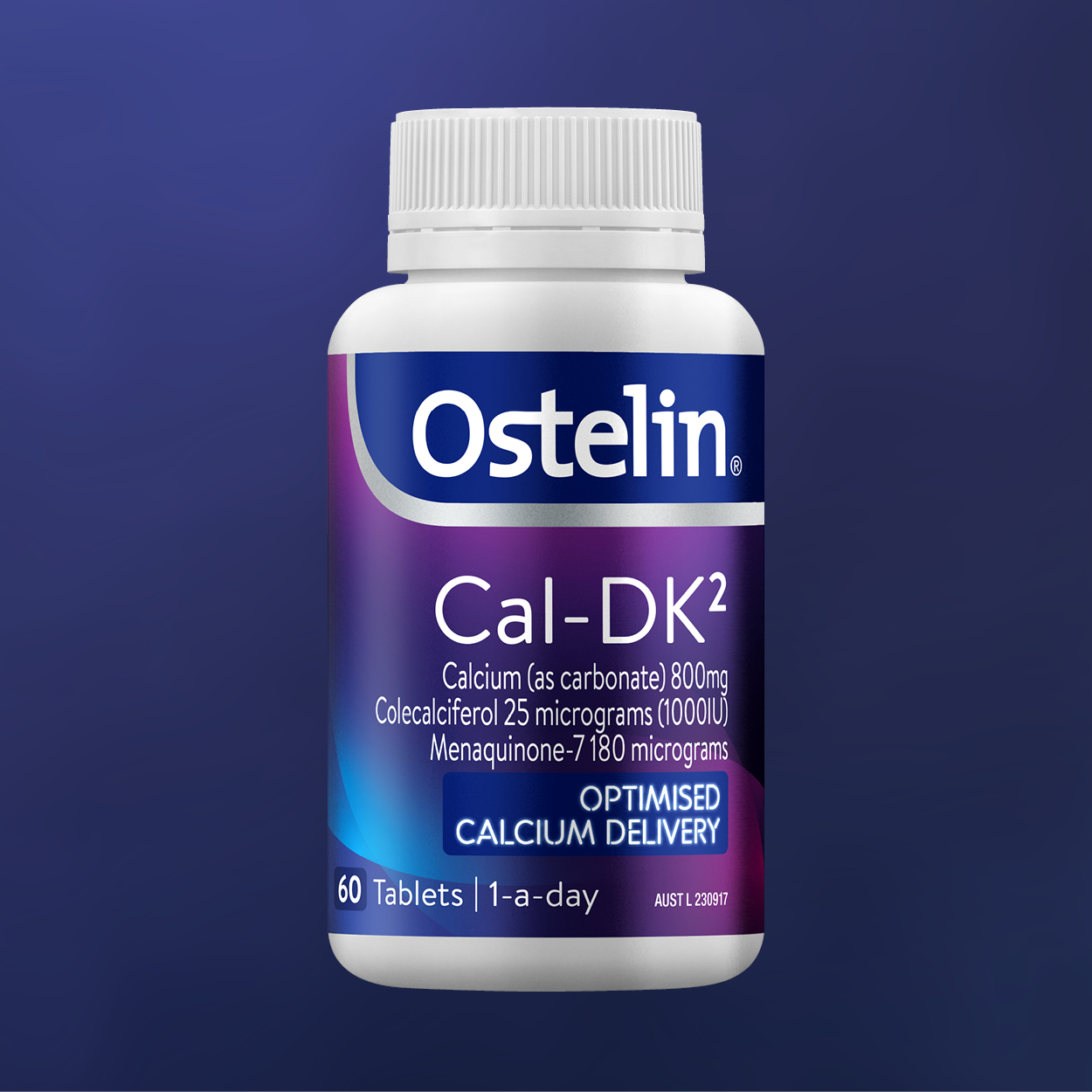 Buy Ostelin CalDK2 Calcium & Vitamin D 60 Tablets Online at ePharmacy®